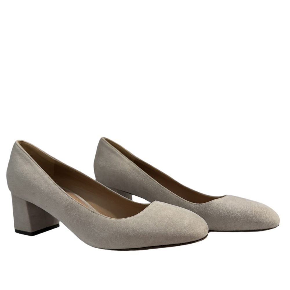 Marni Leather Suede Round Toe Short Block Heels Size 8 - Picture 2 of 8